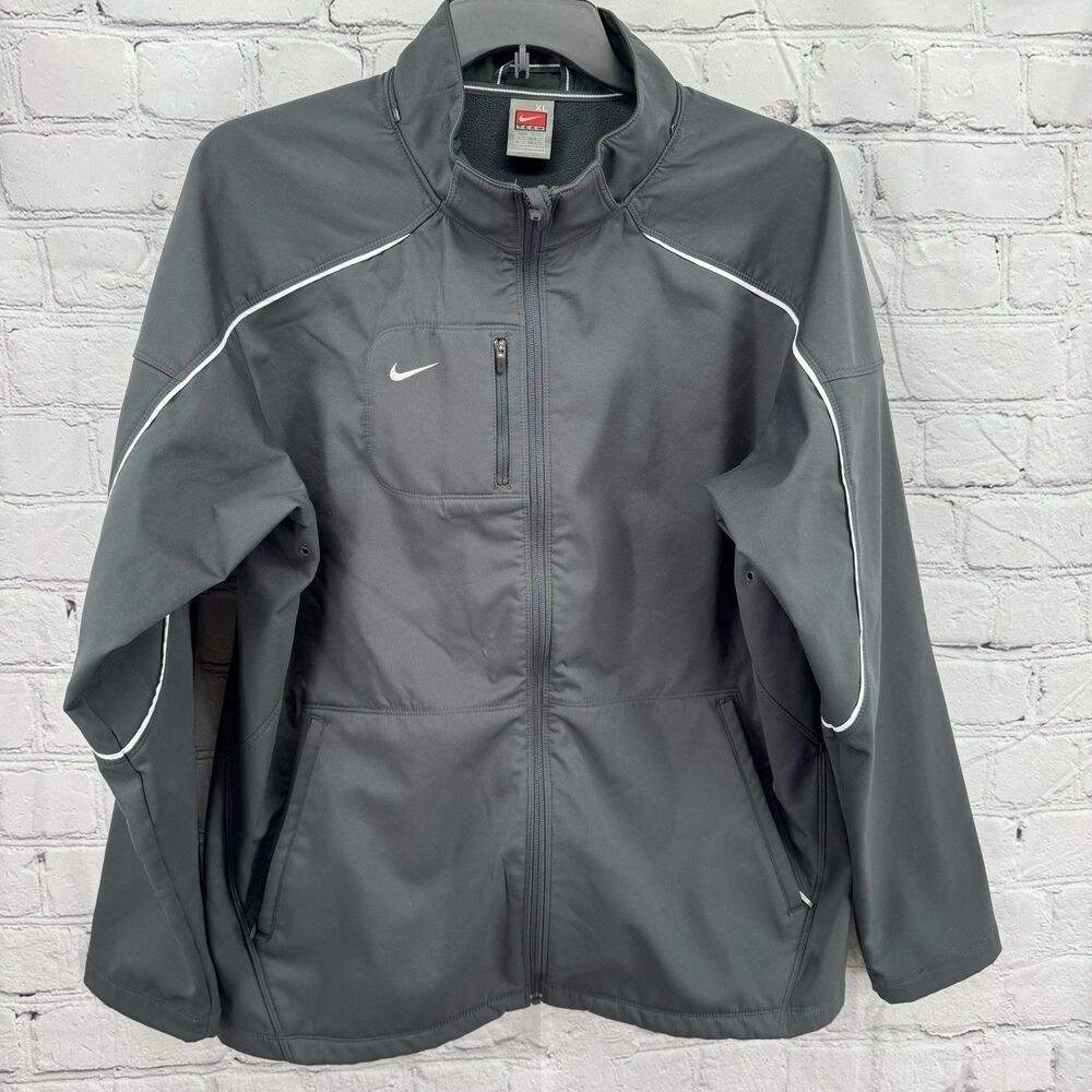 Nike Team Fleece Lined Jacket Men's XL Black - No Hood